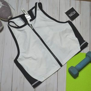Victoria's Secret VSX Zipper Sport Crop Top